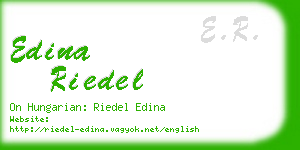 edina riedel business card